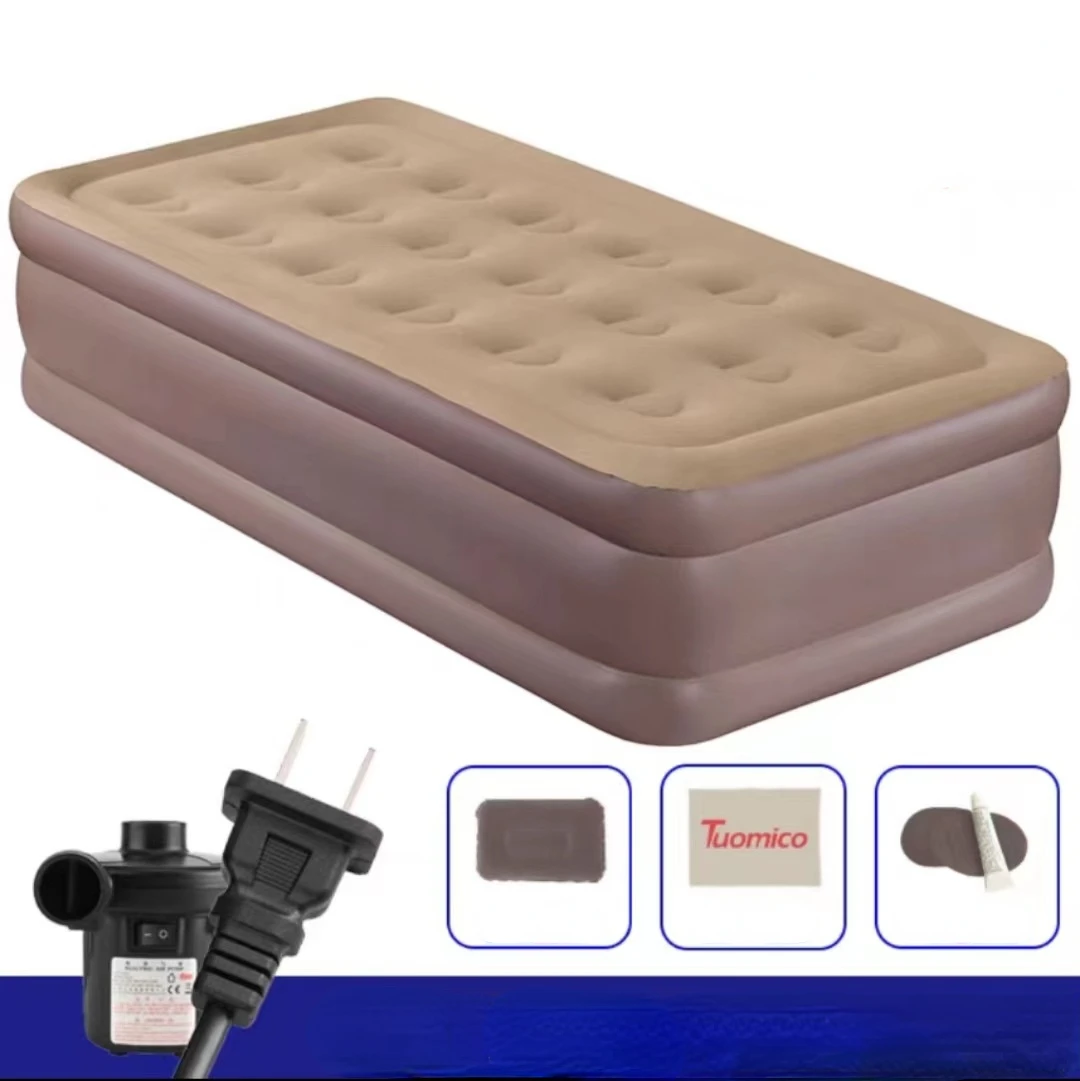 99*191*48CM 1 Person Inflatable Mattress Bed Indoor Outdoor Sleeping Camping Air Cushion Car Folding Lazy Portable Sofa Mat