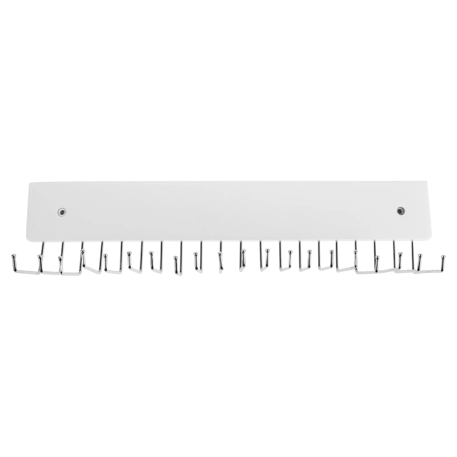 

Clothes Hangers Tie Storage Rack Belt for Men Organizer Coat Hook Holder Closet White