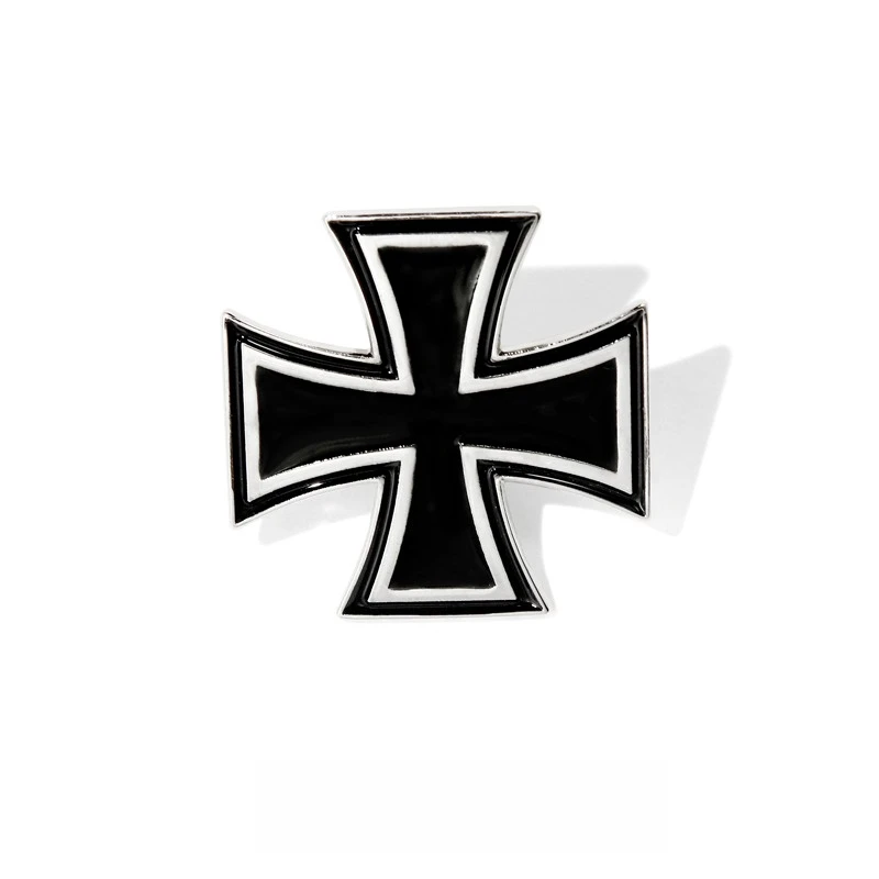 شارة مكررة من الصليب الحديدي الألماني من الدرجة الأولى ملحقات عتيقة بروسية شارة بدبوس متقاطعة ملحق تذكاري #2