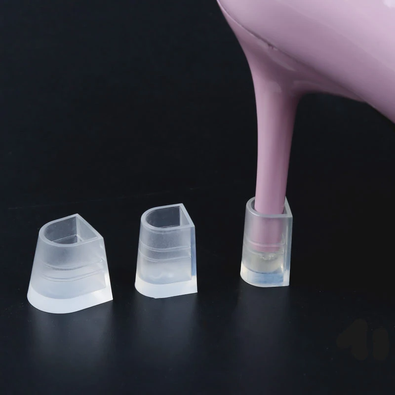2 Pcs Silicone High Heel Protector Anti-Slip Latin Dance Shoes Covers Wedding Heel Protectors For High Heel Shoes Savers