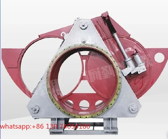 Supply F743X electro-hydraulic blind valve, fan-shaped glasses valve, flap valve, large-diameter cut-off valve