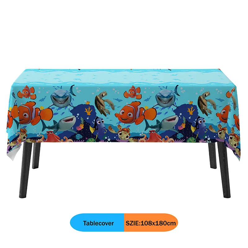 Finding Nemo Tablecover Napkins Cartoon Party Decoration Birthday Baby Shower Celebrate Colorful Tissue Tablecloth