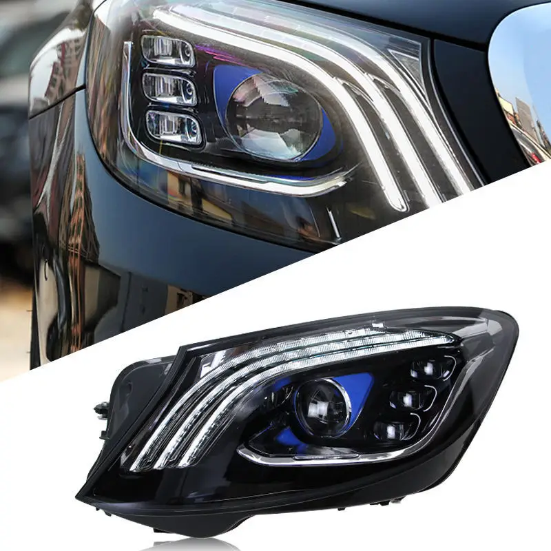 

Подходит для 14-17 Mercedes-Benz S-Class W222, фара в сборе Maybach, модифицированные новые светодиодные дневные ходовые огни
