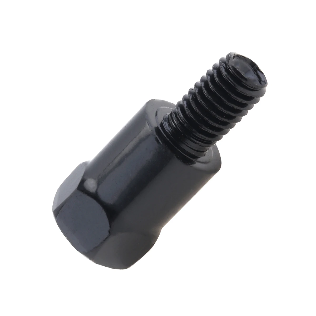 

Clockwise 10mm to 8mm Mirror Adapter Black Steel Metal Heighten Rearview Bolt Screw Thread Conversion Bolt Mirror Screw