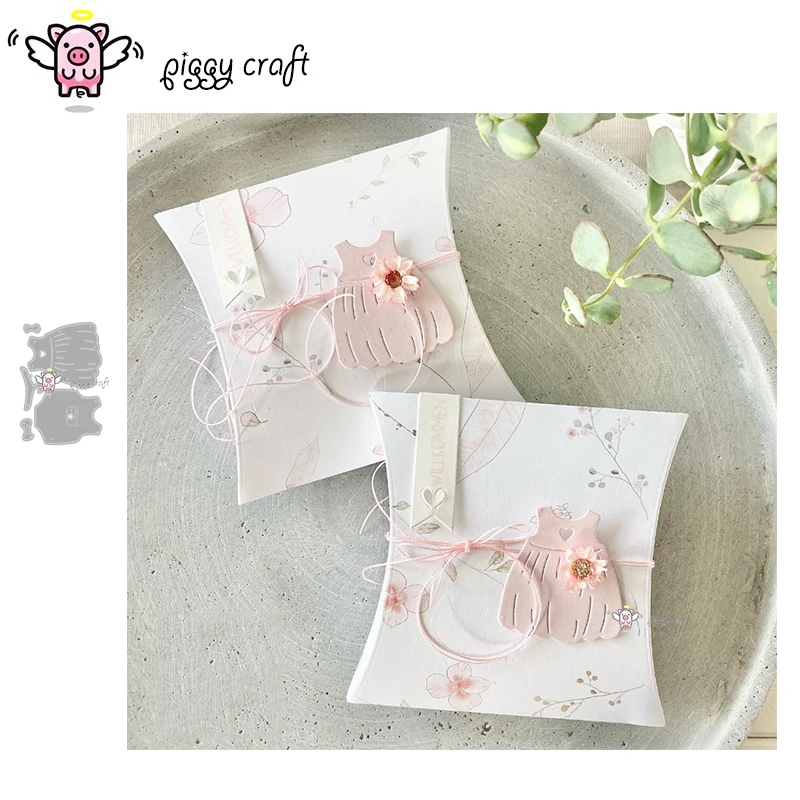 Piggy Craft metal cutting dies cut die mold Baby clothes hanger Scrapbook paper craft knife mould blade punch stencils dies