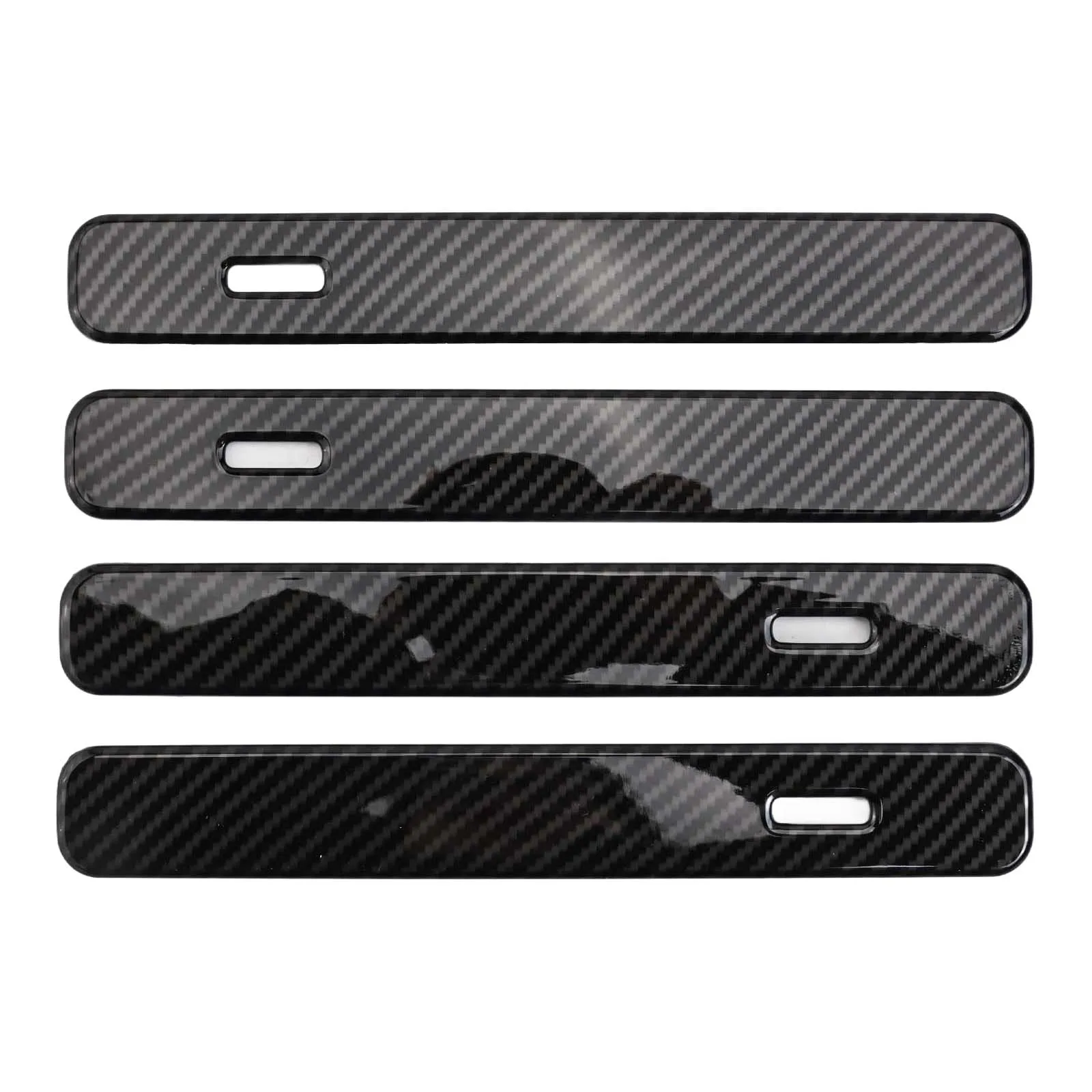 Carbon Fiber Exterior Door Handle Trim Patch for Range Rover For VELAR 2017 2020 ABS Material Stylish Decoration