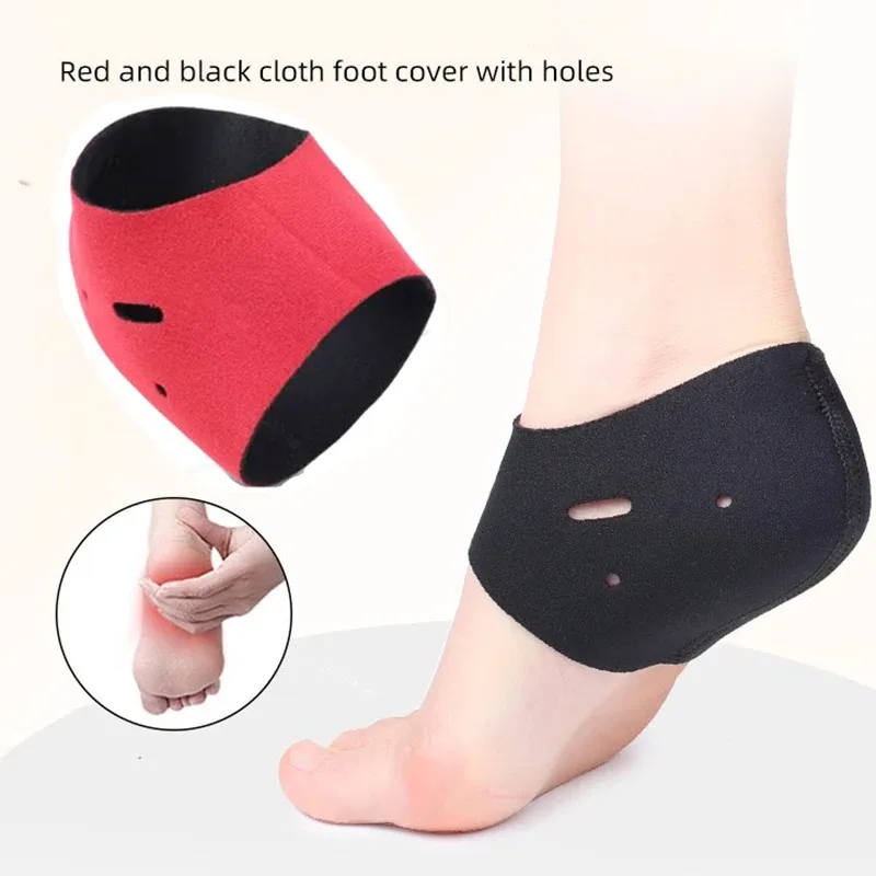 Plantar Fasciitis Heel Socks Anti-Crack Elastic Cloth For Achilles Tendonitis Calluses Spurs Cracked Feet Pain Relief Heel Pads