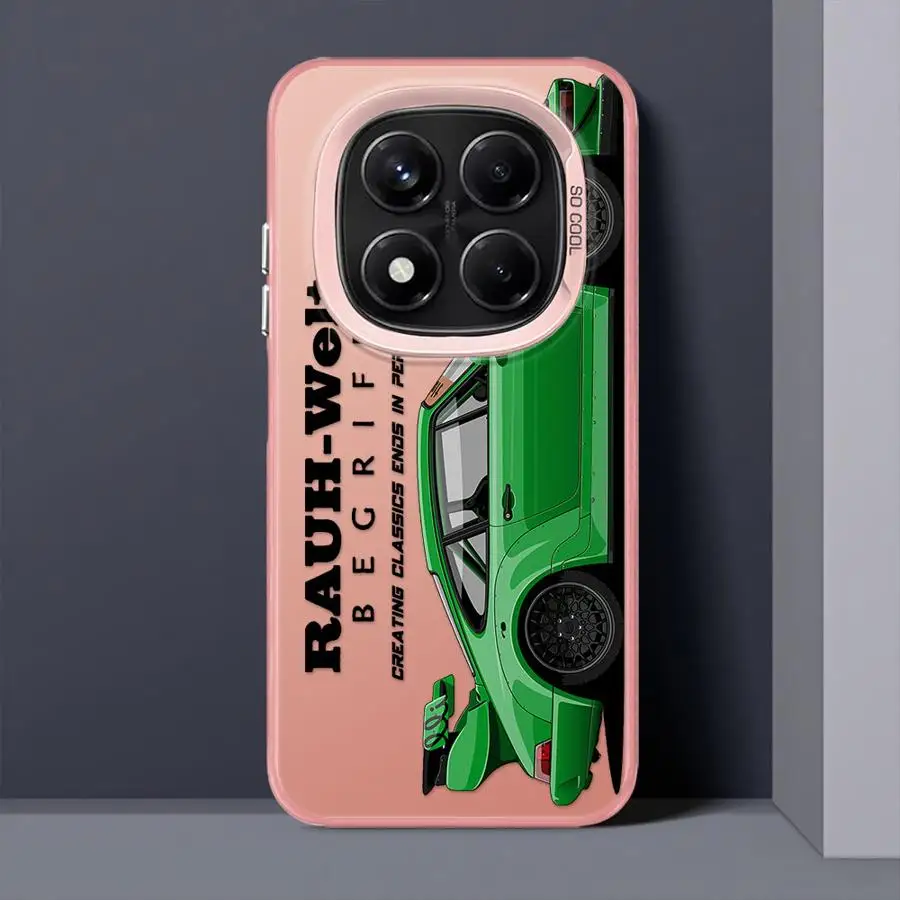 Funda japonesa JDM Drift para coche Xiaomi Redmi Note 10 11 Pro 12 13 14 Pro Plus 10s 11s, funda suave