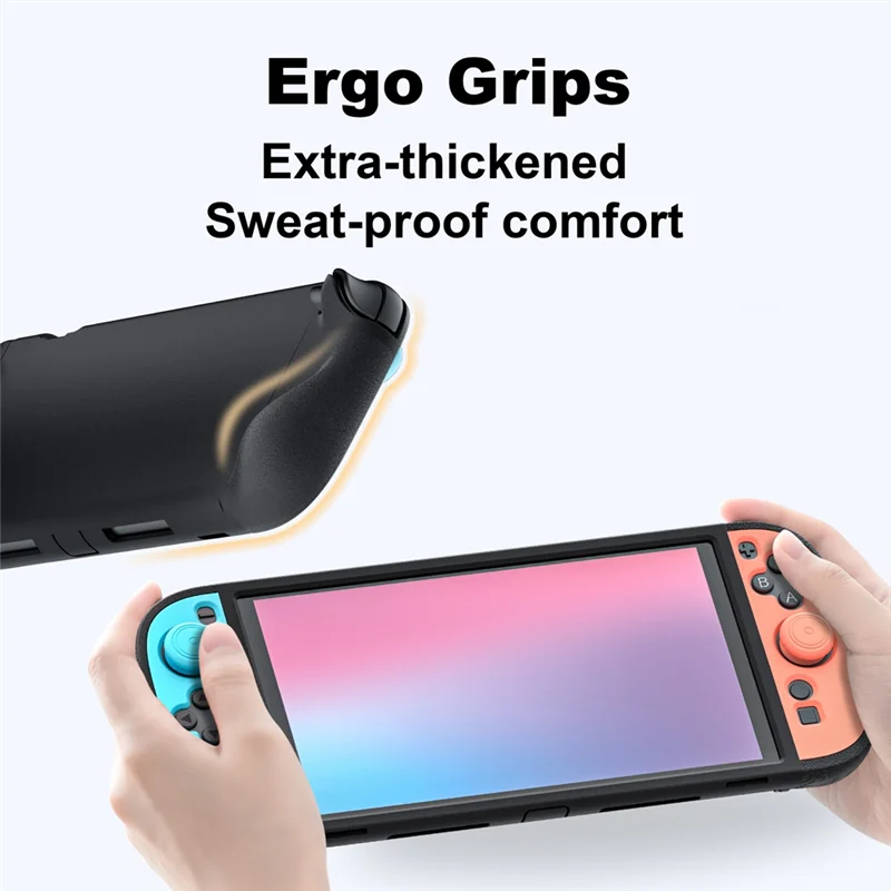 【Sleek Design】Protective Silicone Case For Nintendo Switch 2, Split Design Grip Cover For Joy-Con, Anti-Scratch Shock-Absorption