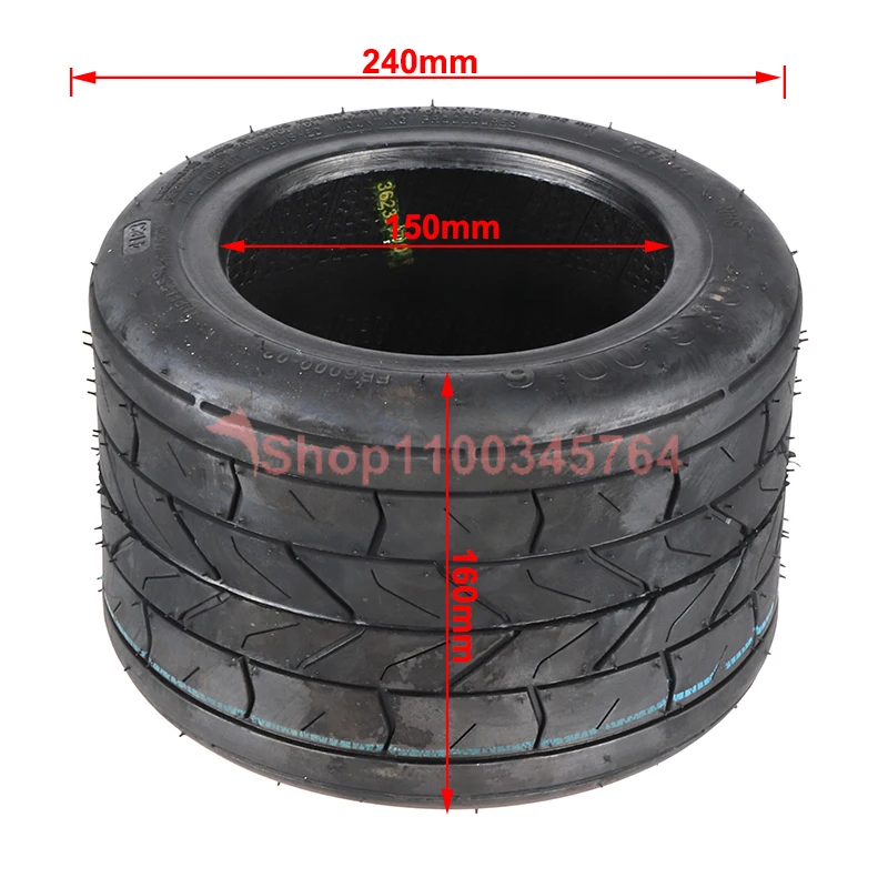 10x6.00-6 Tubeless Tire 10 Inch Tire Off-Road Tire for Electric Scooter Modification Accessories Parts