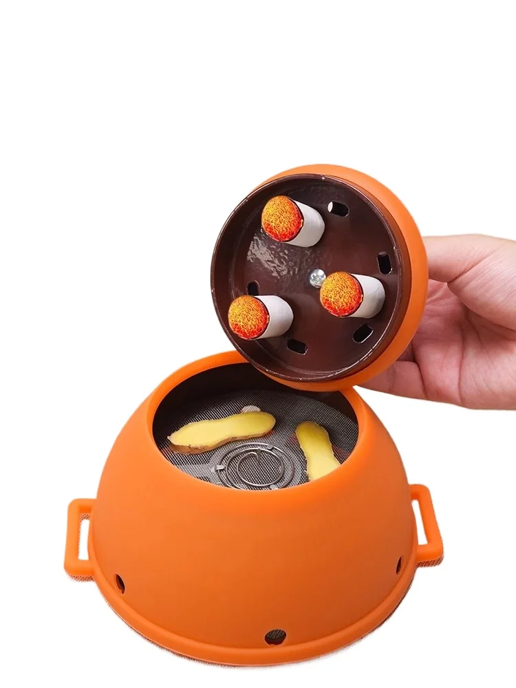 Mudon Moxibustion Jar Portable Smokeless Moxibustion Home Physiotherapy Equipment Mugwort Fumigation Warm Abdomen Box