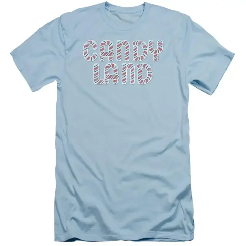 Candy Land Slim Fit T Shirt Logo Light Blue