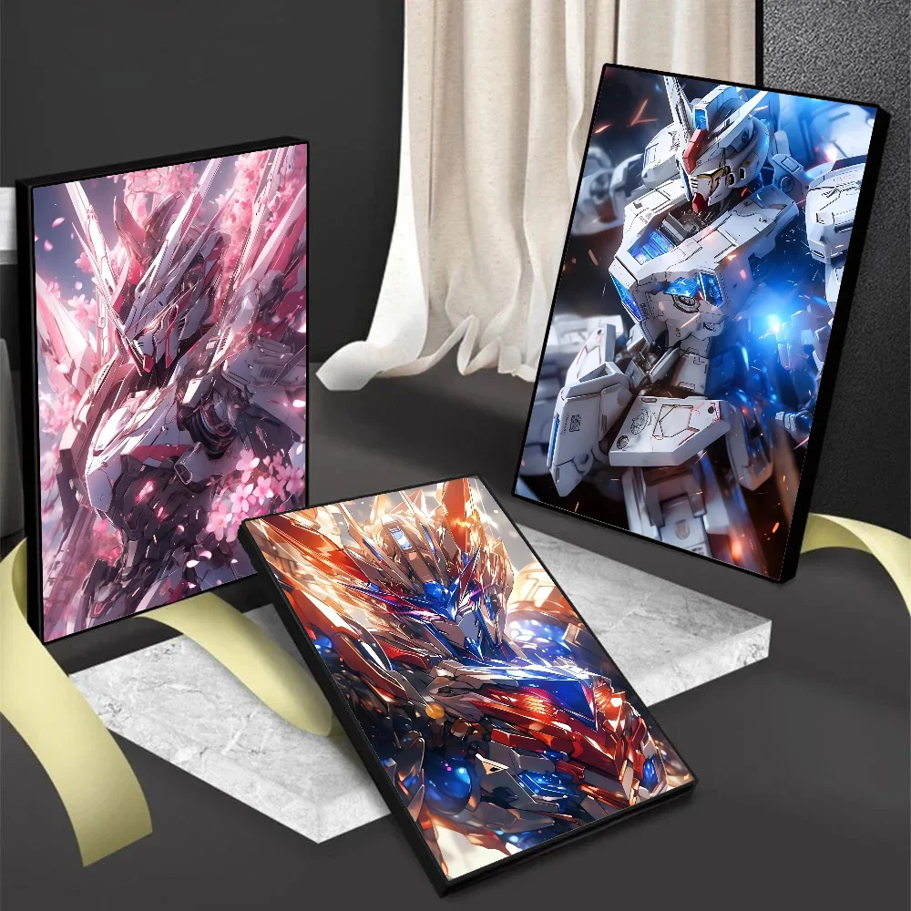 1pc Hot Classic Anime Cool Characters Mobile Suit Gundam Poster HD Posters Home Room Bar Cafe Decor Art Wall Painting Picture