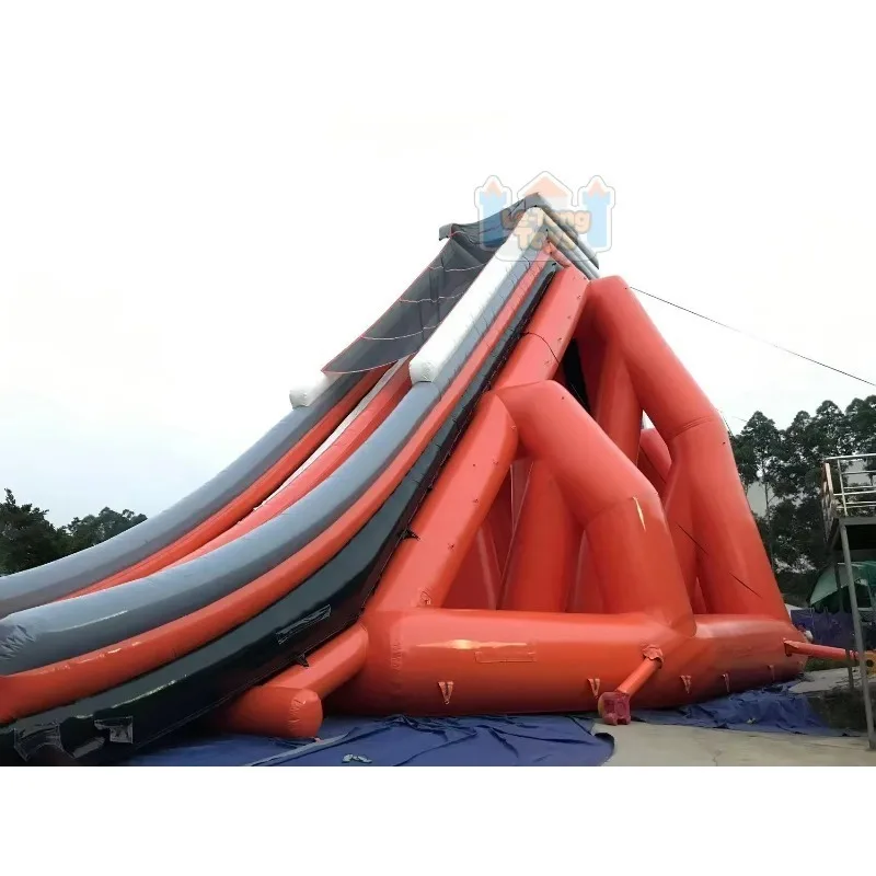 2026 Inflatable Dropkick Free Fall Water Slide for Adults-CE Certified Waterproof Adventure Park Slide
