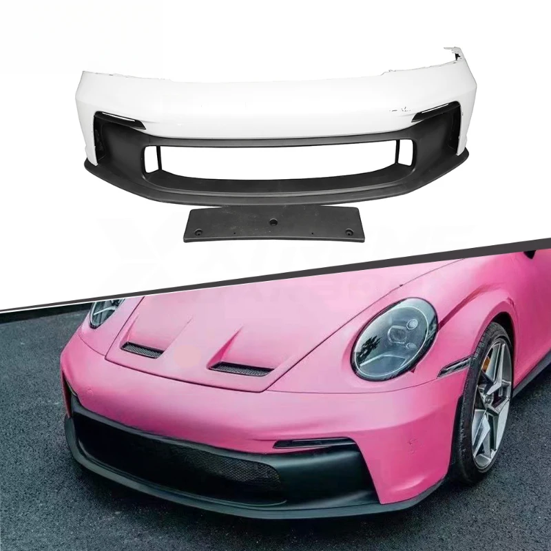 High Quality PP Material GT3 Style Front Bumper Body Kit Replacement Parts Fit 911 992.1 992.2