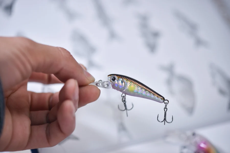 1Pcs Schwimmende Angeln Lockt Minnow Harten Köder 40mm 3g Hochfrequenz Schaukel Wobbler Crankbait Karpfen Barsch stecker Angelgerät – Detail 34