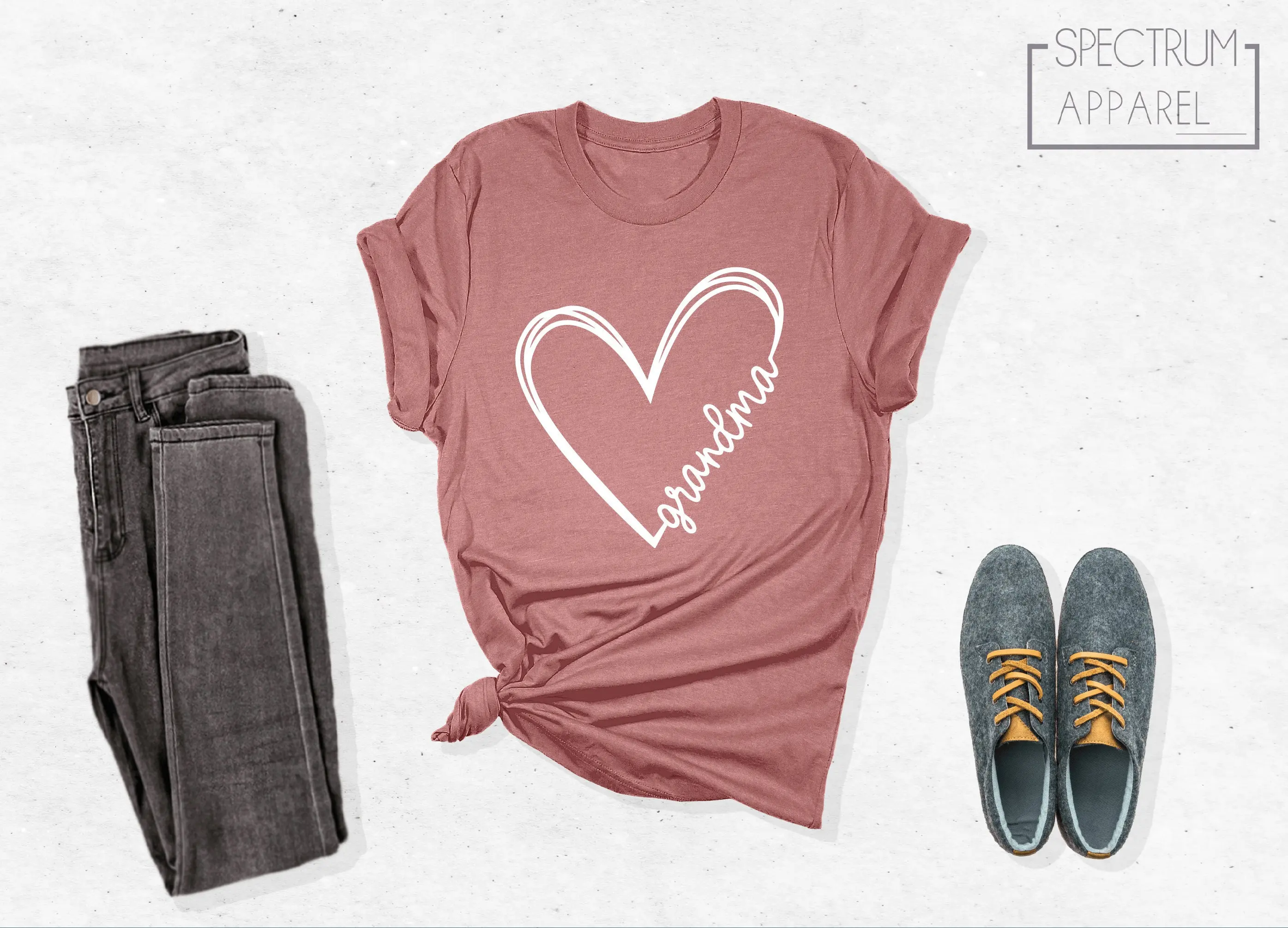 

Grandma Love T Shirt Heart Best Mother'S Day For
