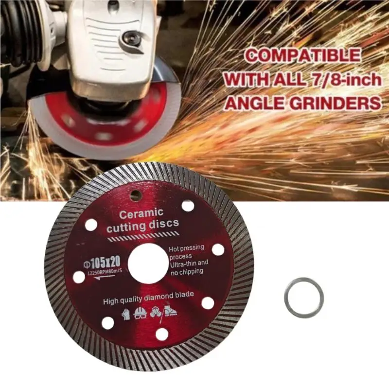 Diamond Cutting Disc 105mm 4 Inch Ultra Thin Blade For Ceramic Marble Tile Fast Smooth Cut For Home Improvement