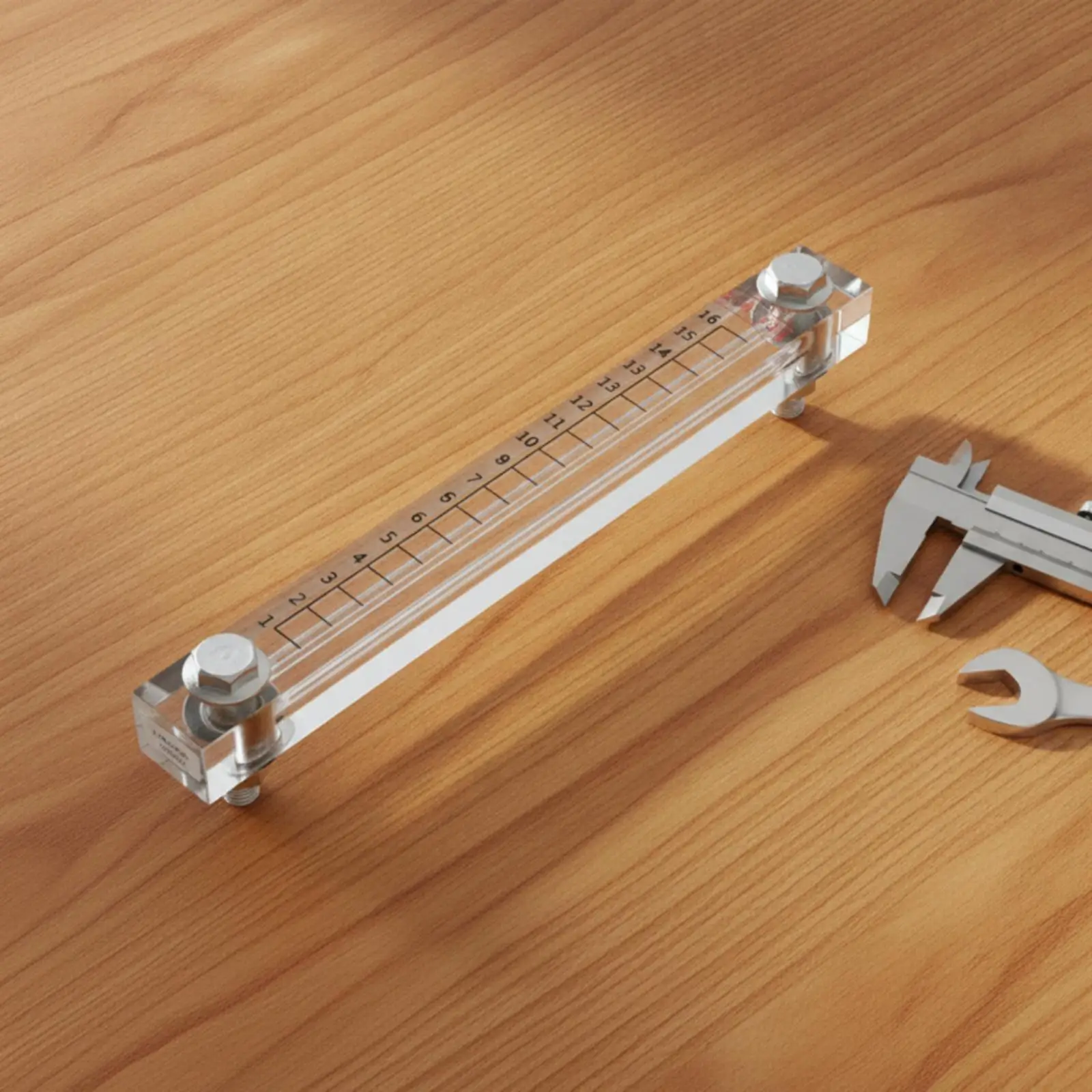 Liquid Level Gauge Accurate Acrylic Level Gauge Sight Glass Rectangular Indicator Easy to Install for Technicians