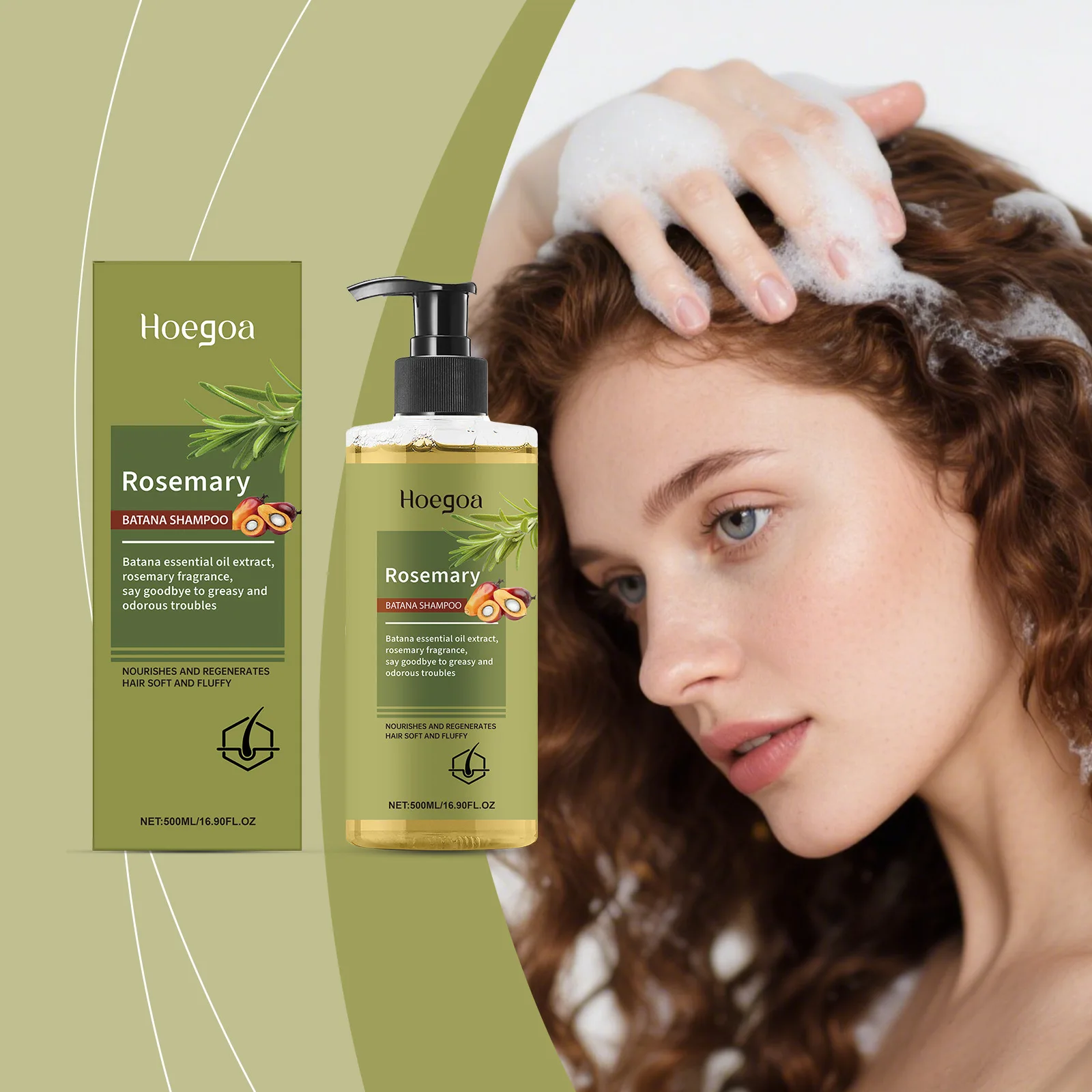

Batana oil rosemary shampoo cleanses the scalp say goodbye to greasy andodorous troubles nourishes regenerateshair soft fluffy