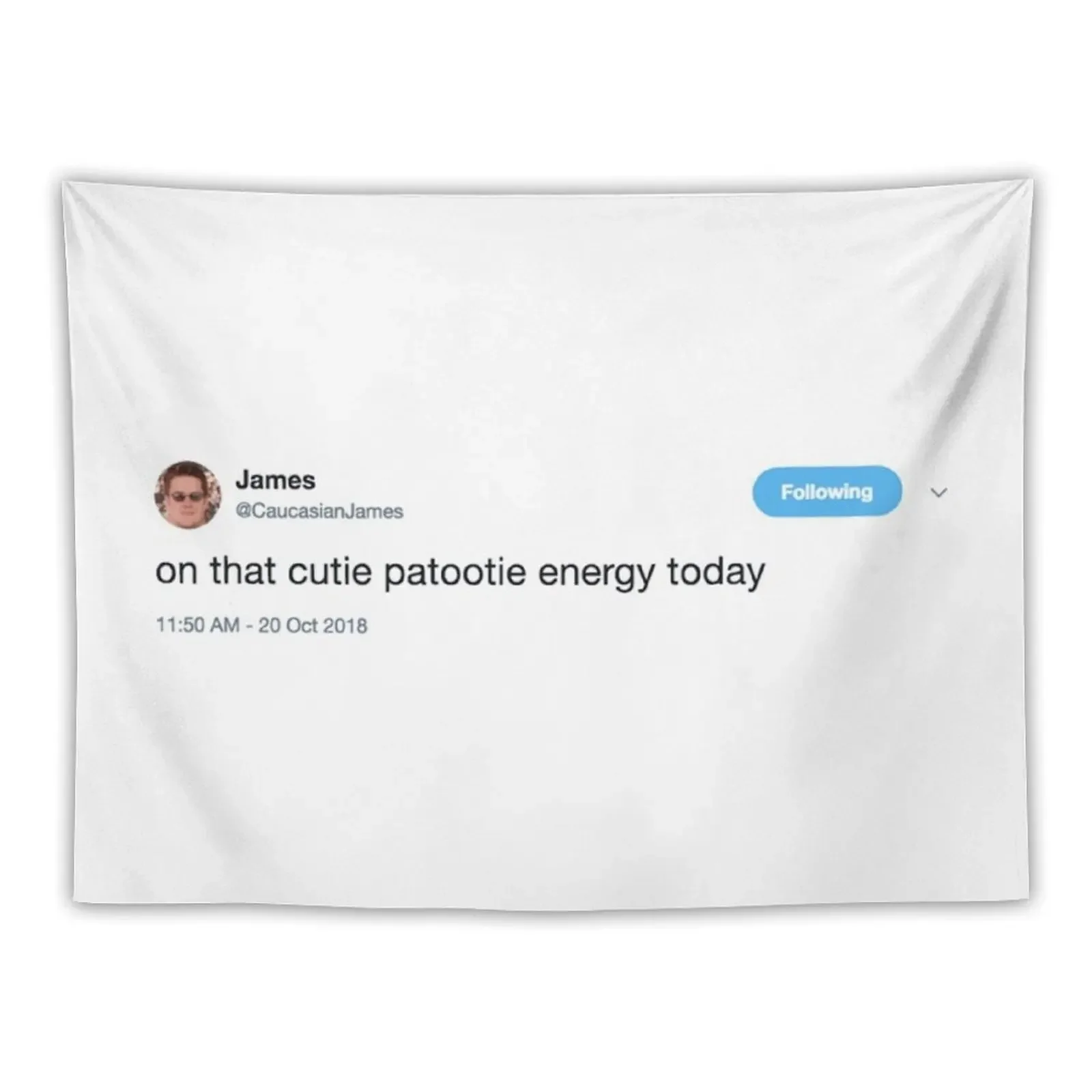 On That Cutie Patootie Energy Today Tapestry Decorative Wall Home Supplies Bedrooms Decor Decor Home Tapestry