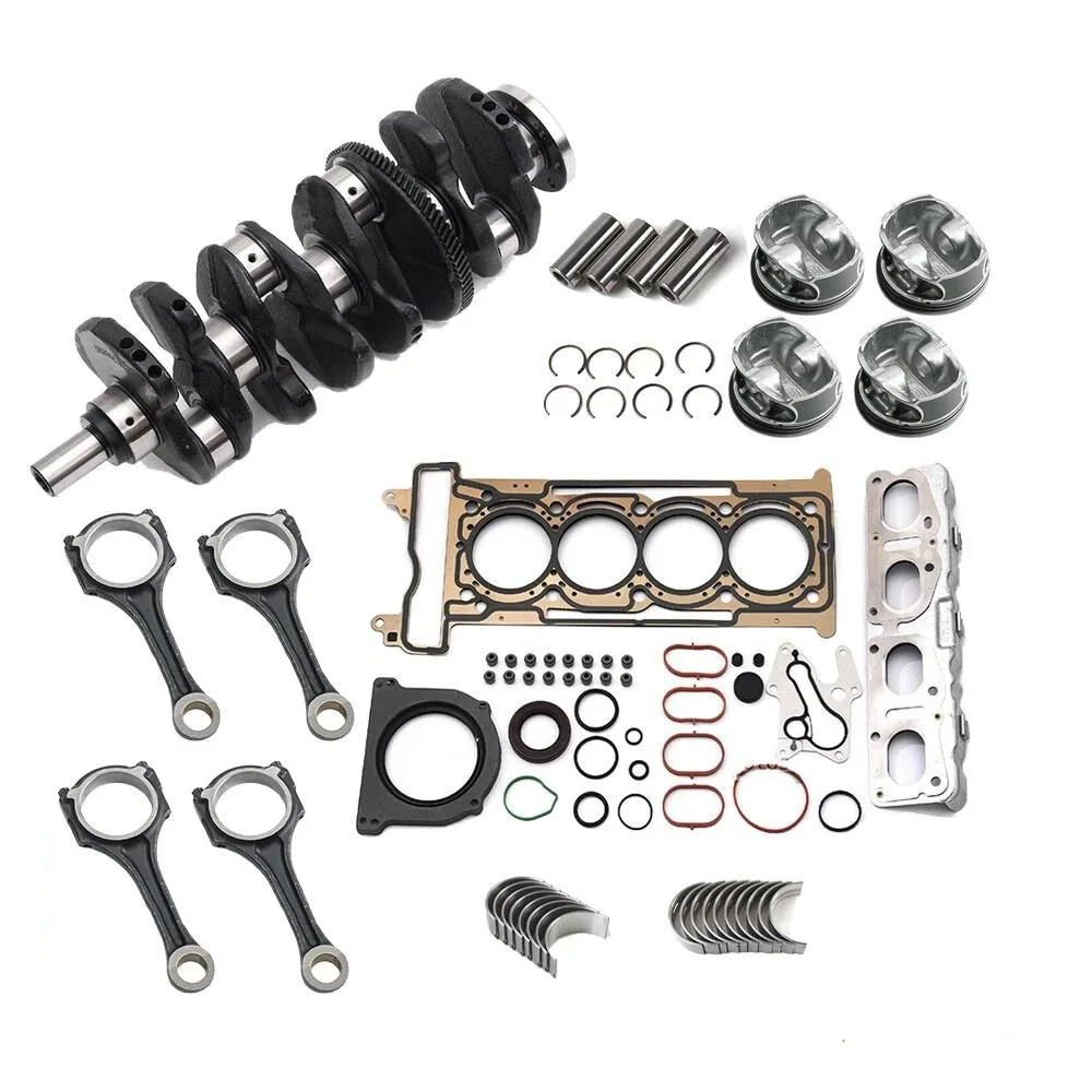 Engine Part Full Gasket Crankshaft Piston Connecting Rod Main Bearings Set Fit 2.0 L L4 Gas M270 M274 For Mercedes-Benz C250 2.0