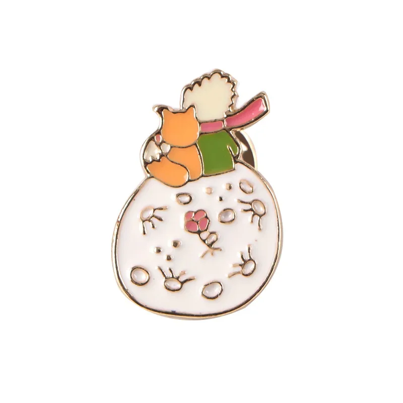 Cartoon The Little Prince Enamel Pin Anime Boys Lapel Badges Metal Badge Boys Shirt Hat Clothing Backpack Accessories Brooches