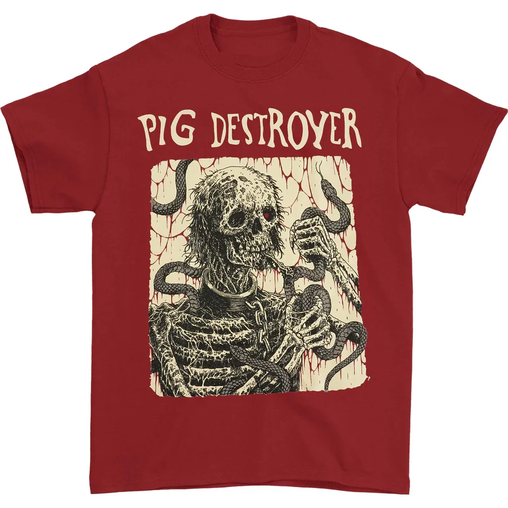 Retro Pig Destroyer - Snake Eater Shirt Classic Men Red Unisex S-5XL