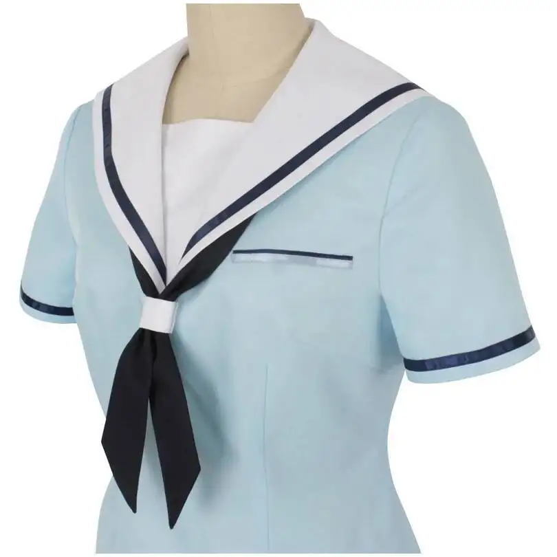 일본 애니메이션 Bang Dream! 카스미 토야마 코스프레 의상 소녀 귀여운 선원 복장 할로윈 카니발 유니폼 풀 세트 맞춤 제작