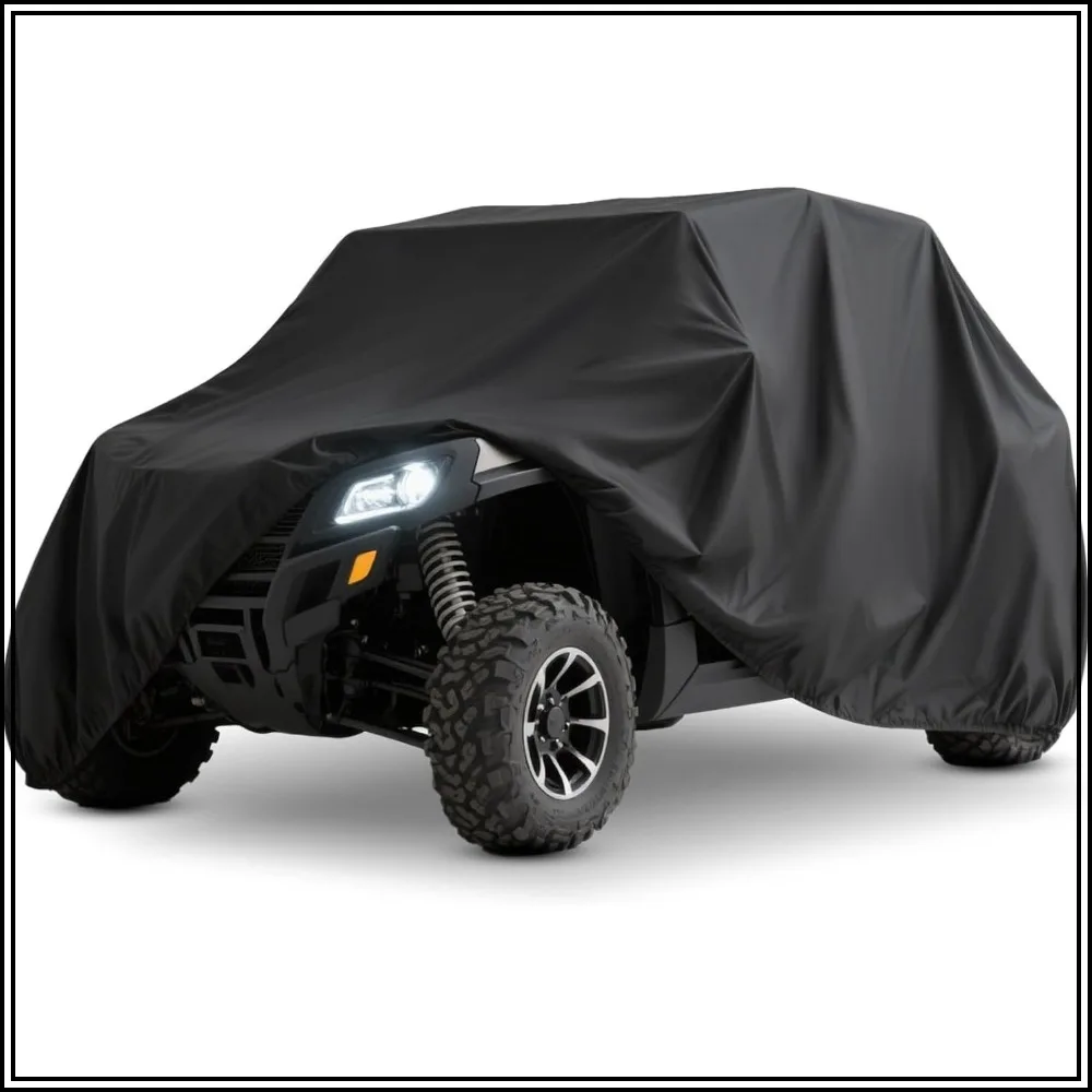 

UTV Cover Lightweight Waterproof Outdoor 2-3 Seater, Compatible with Polaris Ranger RZR Can-am Commander, Fit 114"x65"x75"