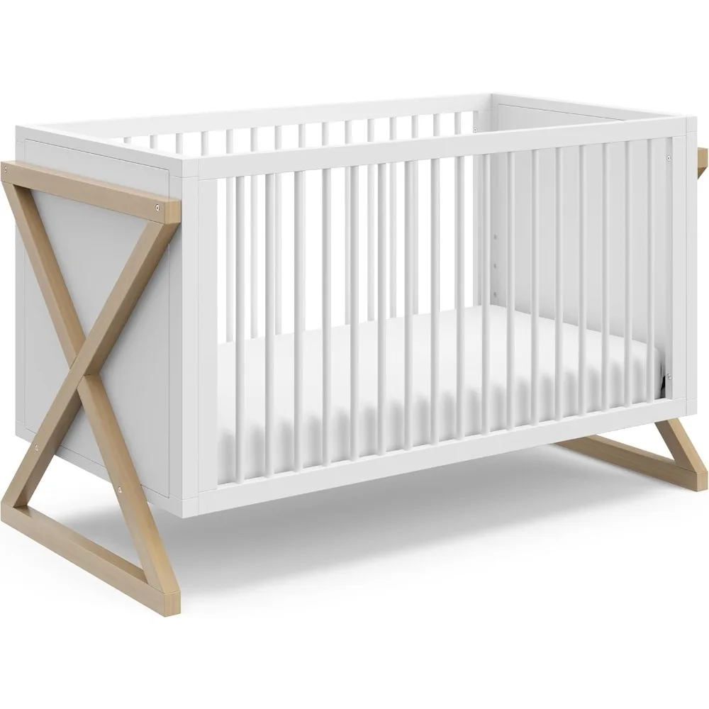 

Storkcraft Equinox 3-in-1 Convertible Crib - Easily Converts to Toddler Bed & Daybed, 3-Position Adjustable Mattress Support