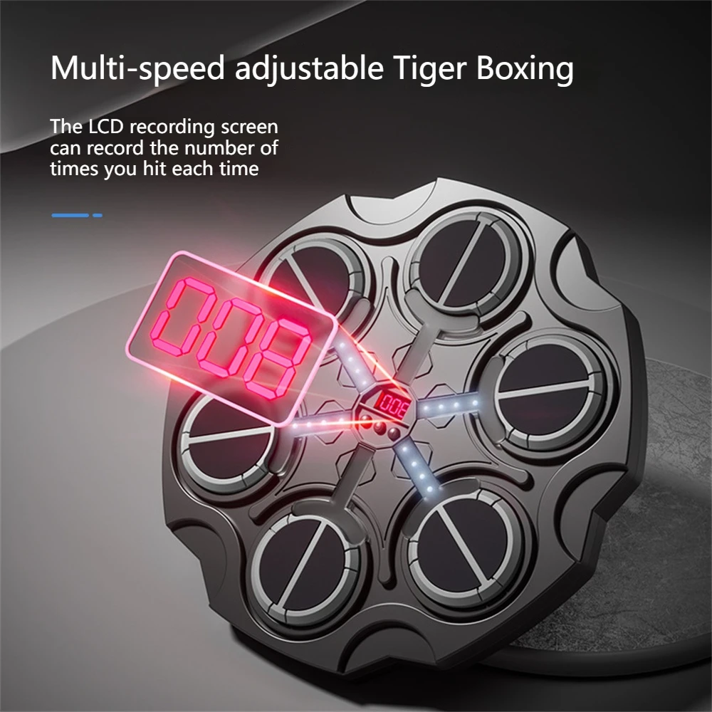 Children's smart music electronic boxing target decompression wall target parent-child sports home fitness training toy gift