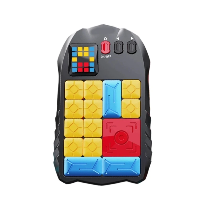 Electric Sliding Puzzle Game With Auto Solve Detection 7 Logical Challenge Levels Early Education Toy for Toddler Fun 15UB