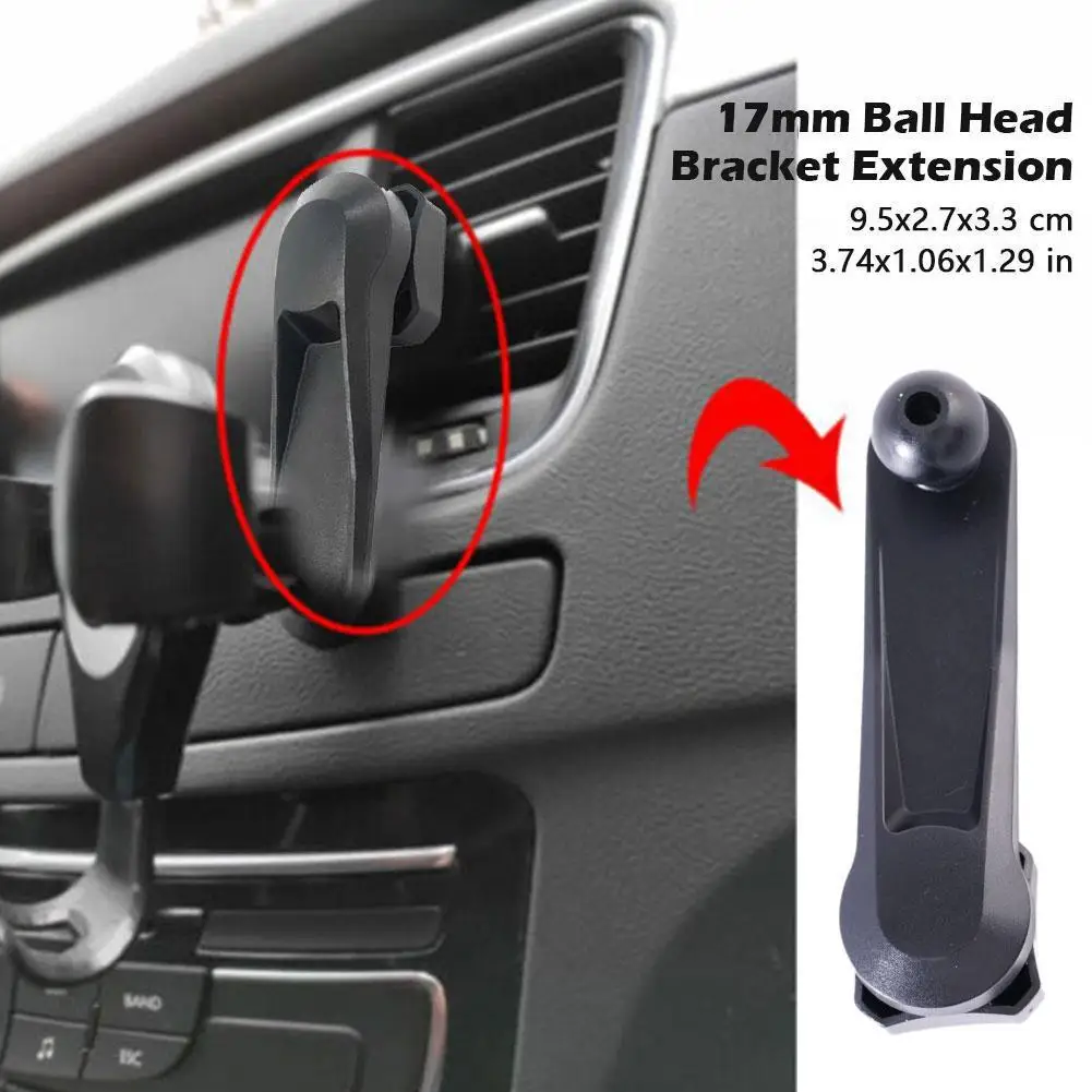 

Car Air Outlet GPS DV Dash: 17mm Ball Head Bracket Extension Rod To 17mm Round Dead Angle For Phone Holder Tablet Stand