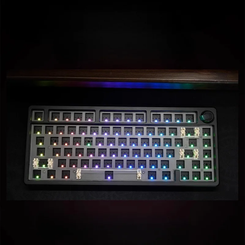 

INFI 75 Lite трехрежимная беспроводная клавиатура, комплект горячей замены, индивидуальная раскладка 75% RGB, эргономичный комплект клавиатуры для игровых аксессуаров