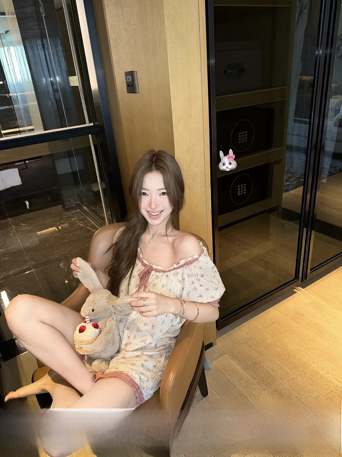 joycebra-プリンセススタイル花柄ホーム服セット薄型通気性ルーズラウンドネックパッド女性の夏のパジャマ半袖