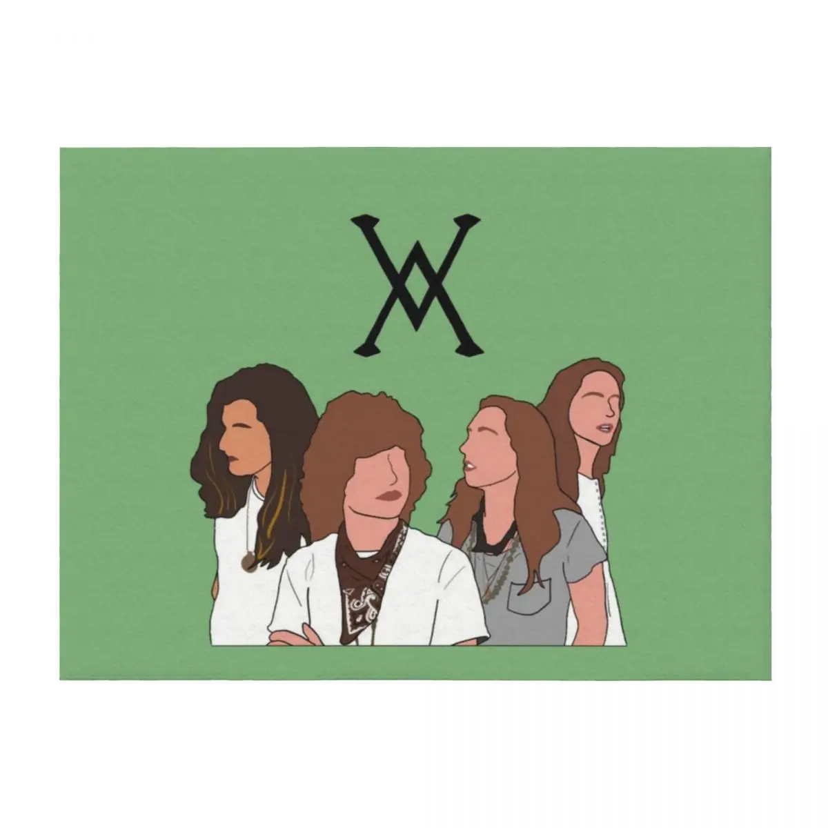 

Greta Van Fleet Throw Blanket Blankets For Sofas Hairys christmas decoration warm winter Blankets