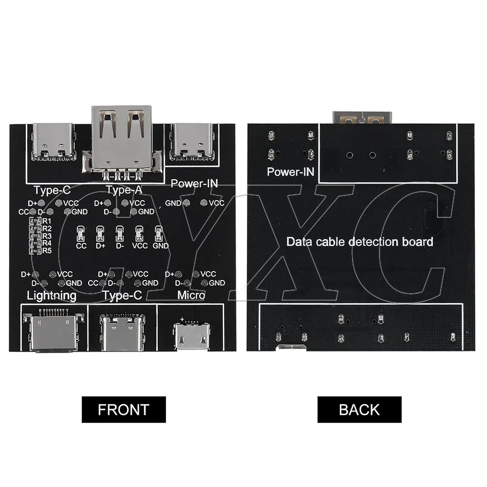 DT3 Data Cable Detection Board Type-C Micro USB C Cable Tester Short Circuit On Off Switching Diagnose Tool for iOS Android