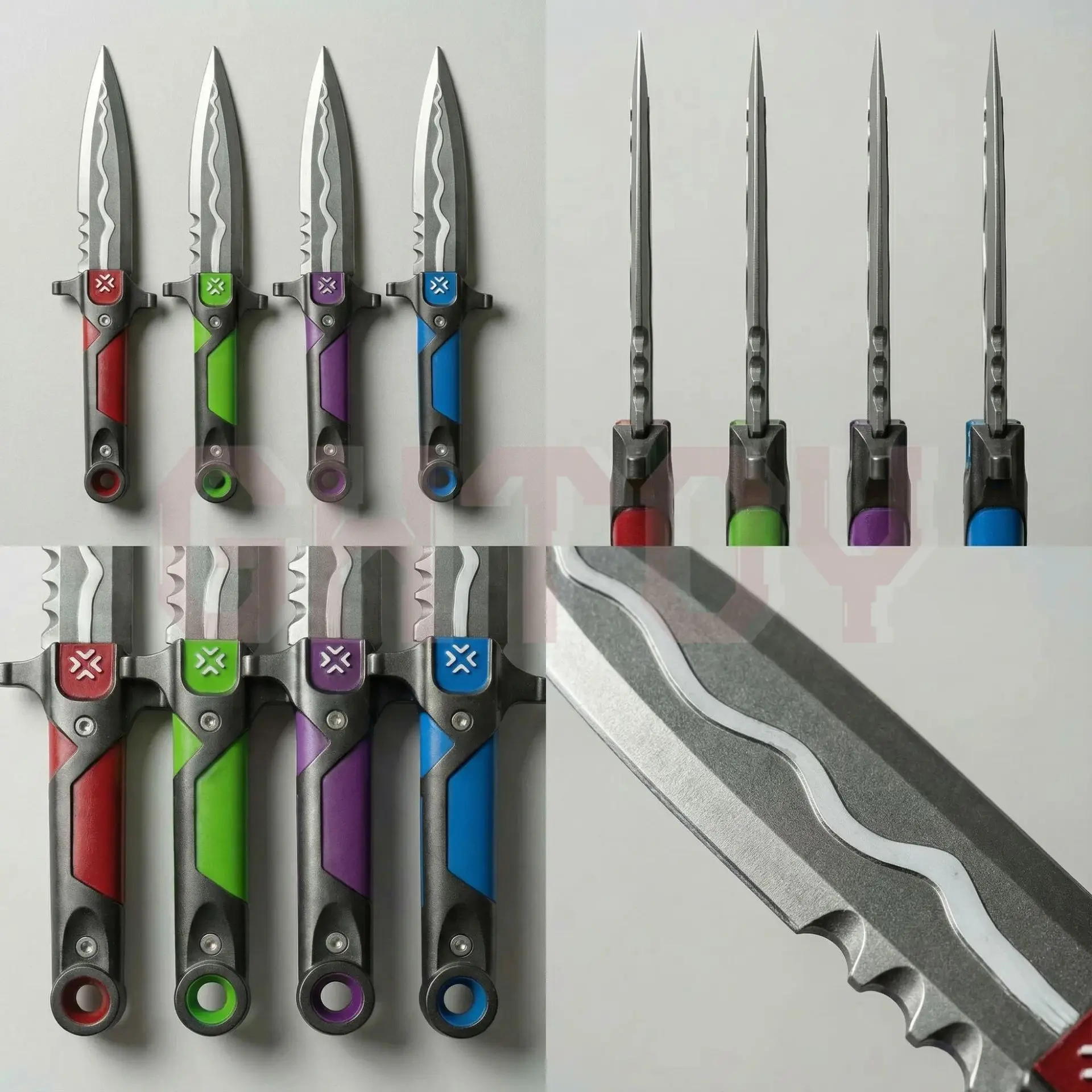 

36cm/14.17in Valorant Game Peripheral PU Swords Weapons Model Desktop Display Ornaments Collection Birthday Gift for Girl Boys