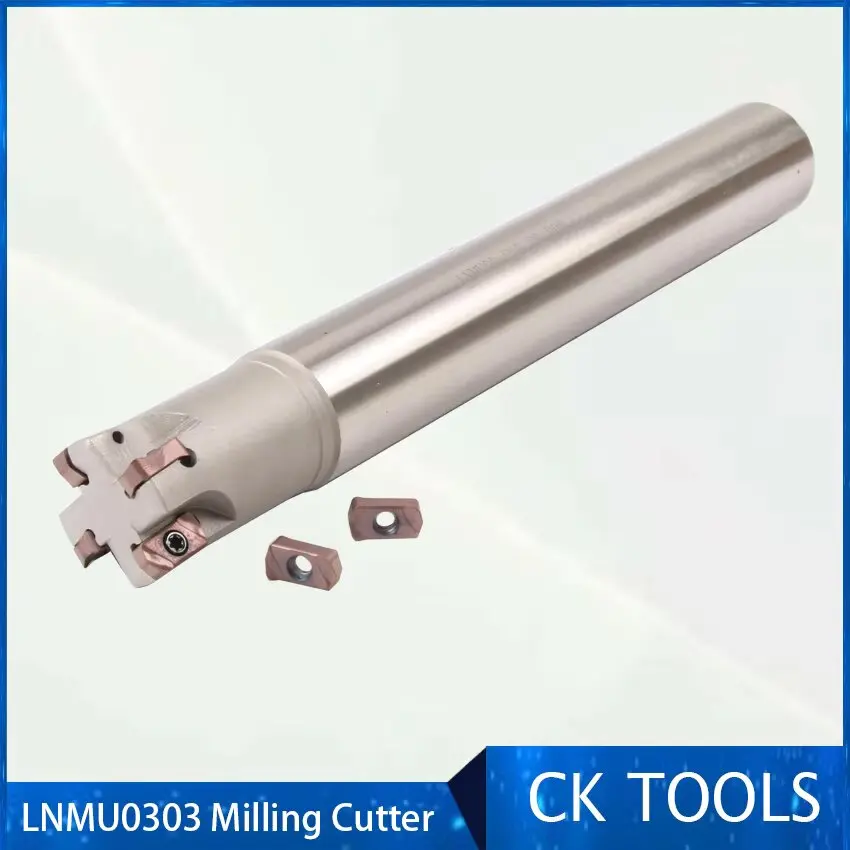 

EXN03 Фреза с быстрой подачей Удлиненная ручка LNMU0303 Сплав с ЧПУ Закаленный асейсмический стержень Машинные вставки Инструмент Фрезерная резка