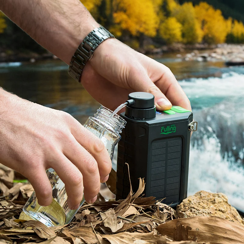 

2024 New Style USB Charge Night Lamp Outdoor Portable Water Pump Electric Survival Water Purifier