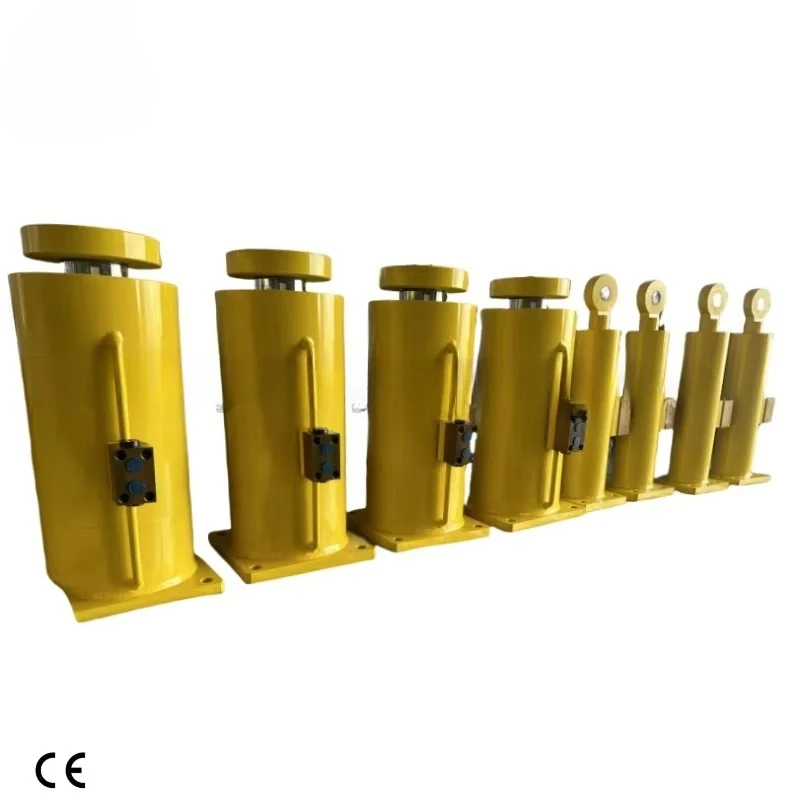 Custom rotary drilling rig hydraulic cylinder chrome plated piston rod for inverted trestle trolley