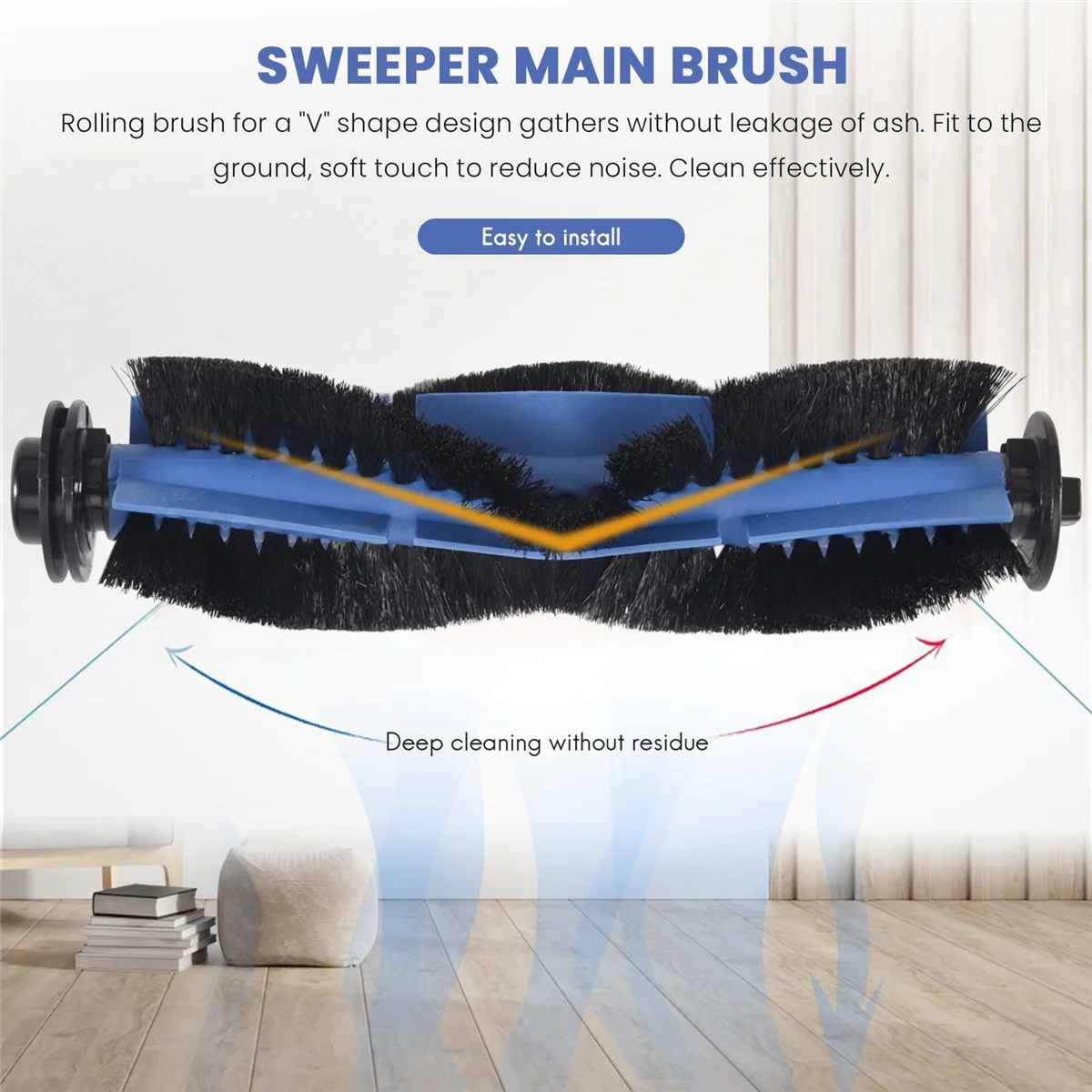 Set per Eufy RoboVac 11S MAX, RoboVac 30C MAX, RoboVac G10, RoboVac G30, Edge- 13 pezzi parti di ricambio filtro a spazzola