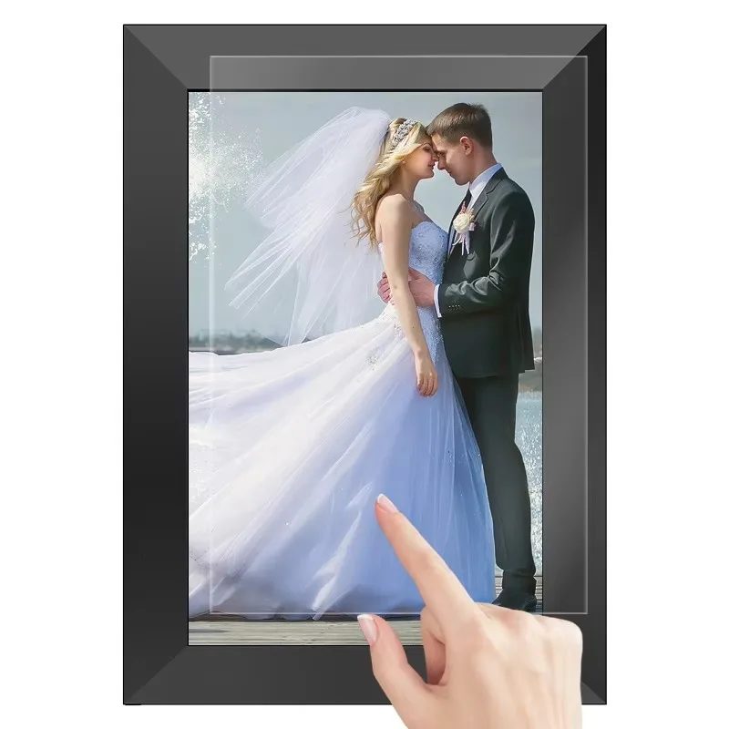 Manufacturer 10.1 Inch Digital Picture Frame OEM Custom Wholesale Photo Video Player Frame Background Music/Multi-Slideshow
