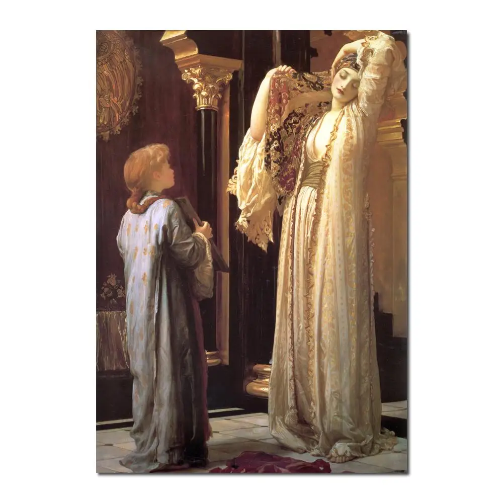 

wall art modern Light Of The Harem Frederic Leighton Paintings Hand painted High quality