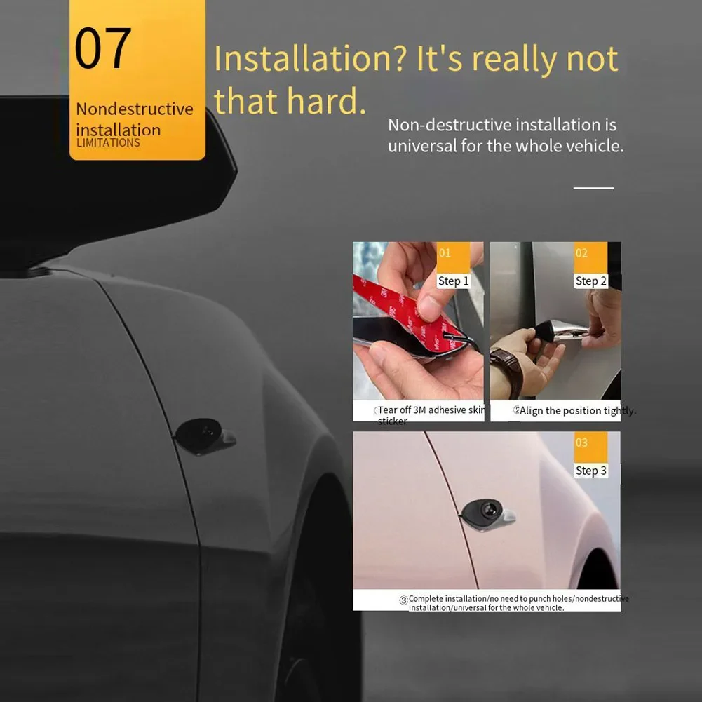 1080P AHD Car Rear View Camera Blind Spot Auxiliary Reversing Backup Side Camera AHD Shark Fin IP68 Waterproof Rotatable Lens