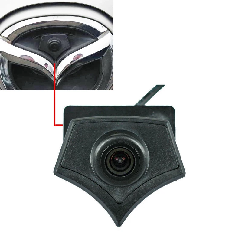 Night Vision 600L CCD Car Front View Vehicle Emblem Logo Camera for Mazda ATENZA 6 CX-5 Firm Installation in the Car Emblem