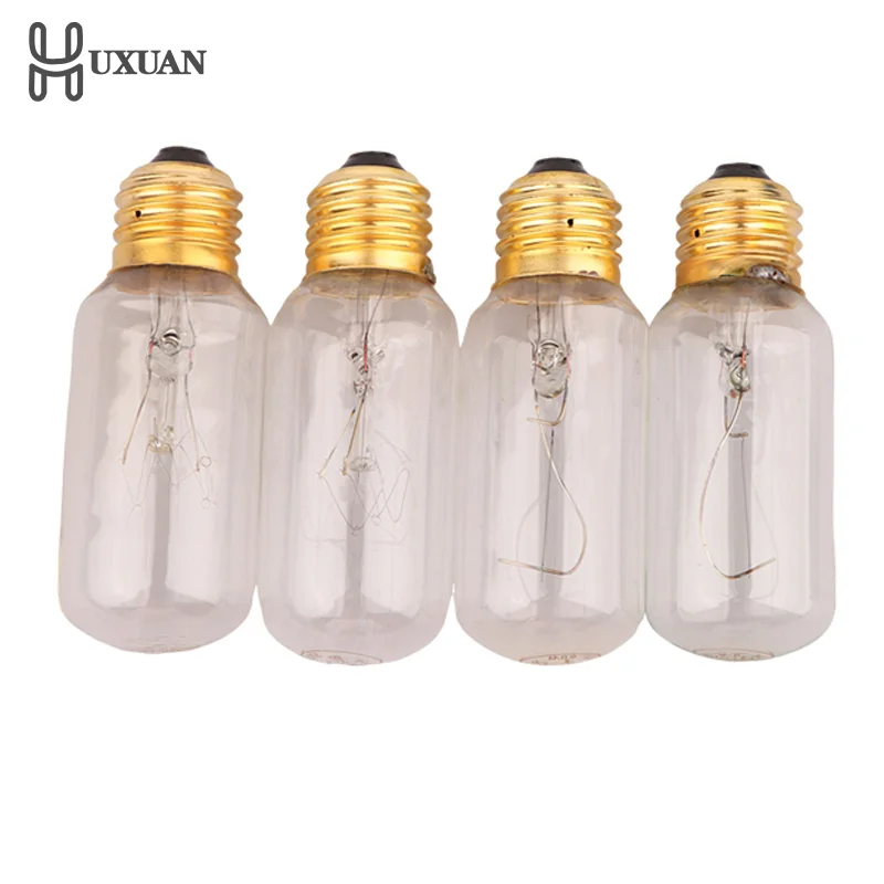 Bombilla Tubular atornillable E27, 24V, 220V, 40W, 60W, bombillas de ampolla incandescente de filamento, lámpara de iluminación, lámpara de navegación para barco