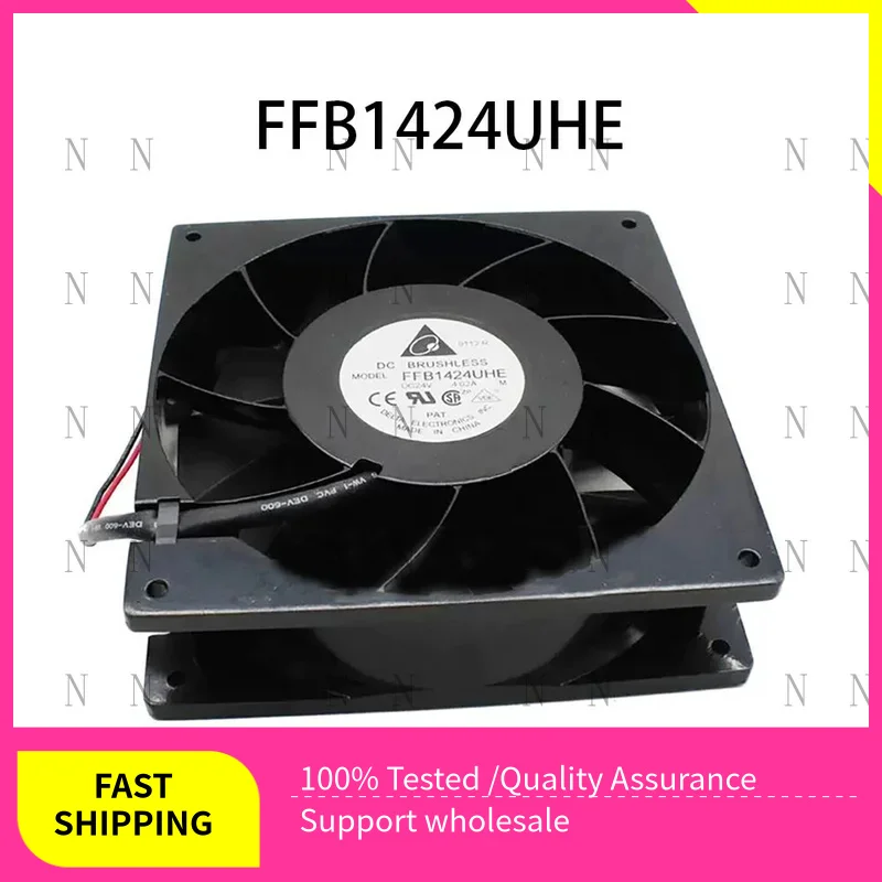 YJJ  FOR Delta radiator 140*140*38mm FFB1424UHE 24VDC 4.02A 2-wire Industrial control fan