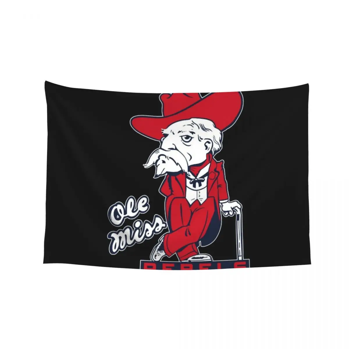 

Vintage Colonel Reb mascot T-Shirt Tapestry Bedroom Decor Aesthetic Home Supplies Wall Hanging Wall Tapestry